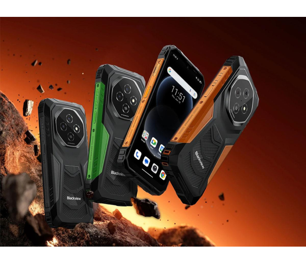 Blackview FORT 1 4/128GB 10.000mAh pomarańczowy 90Hz - 1524406 - zdjęcie 8